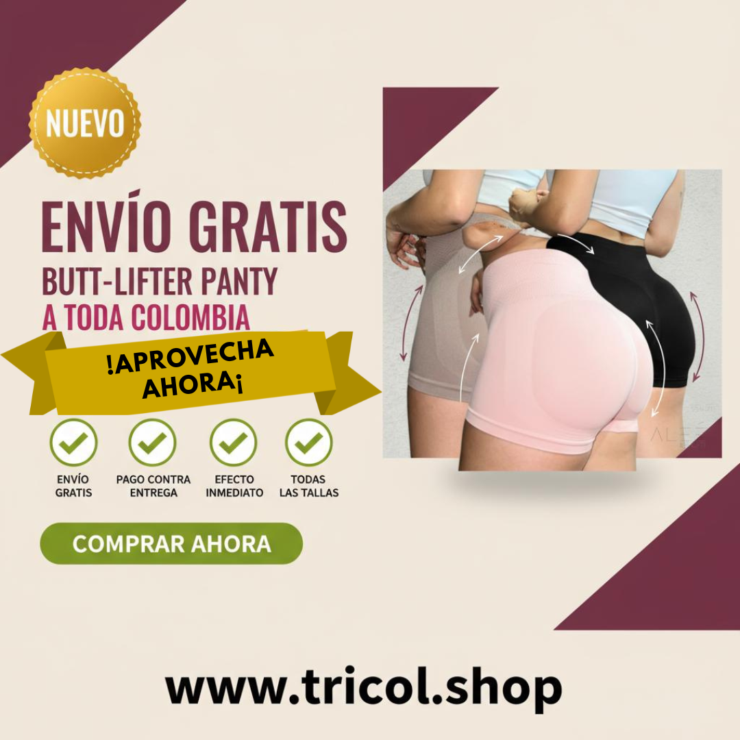 Panty Levantacola con Faja Premium – Realce Natural, Comodidad Total