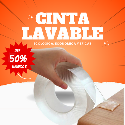 ¡OFERTA EXCLUSIVA! Cinta Doble Faz Ecológica, Económica y Eficaz