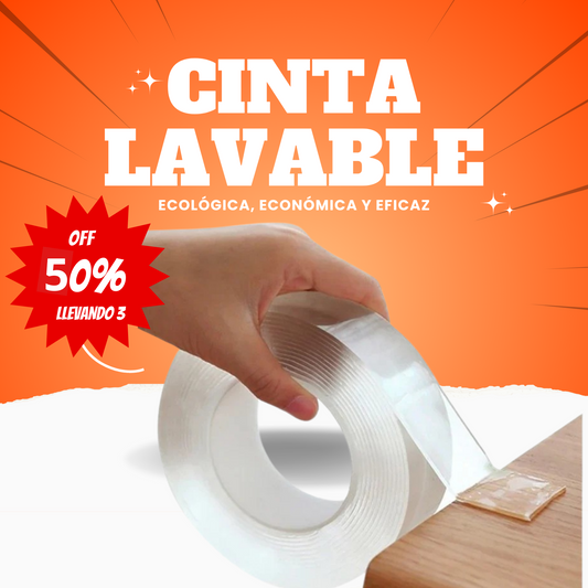 ¡OFERTA EXCLUSIVA! Cinta Doble Faz Ecológica, Económica y Eficaz