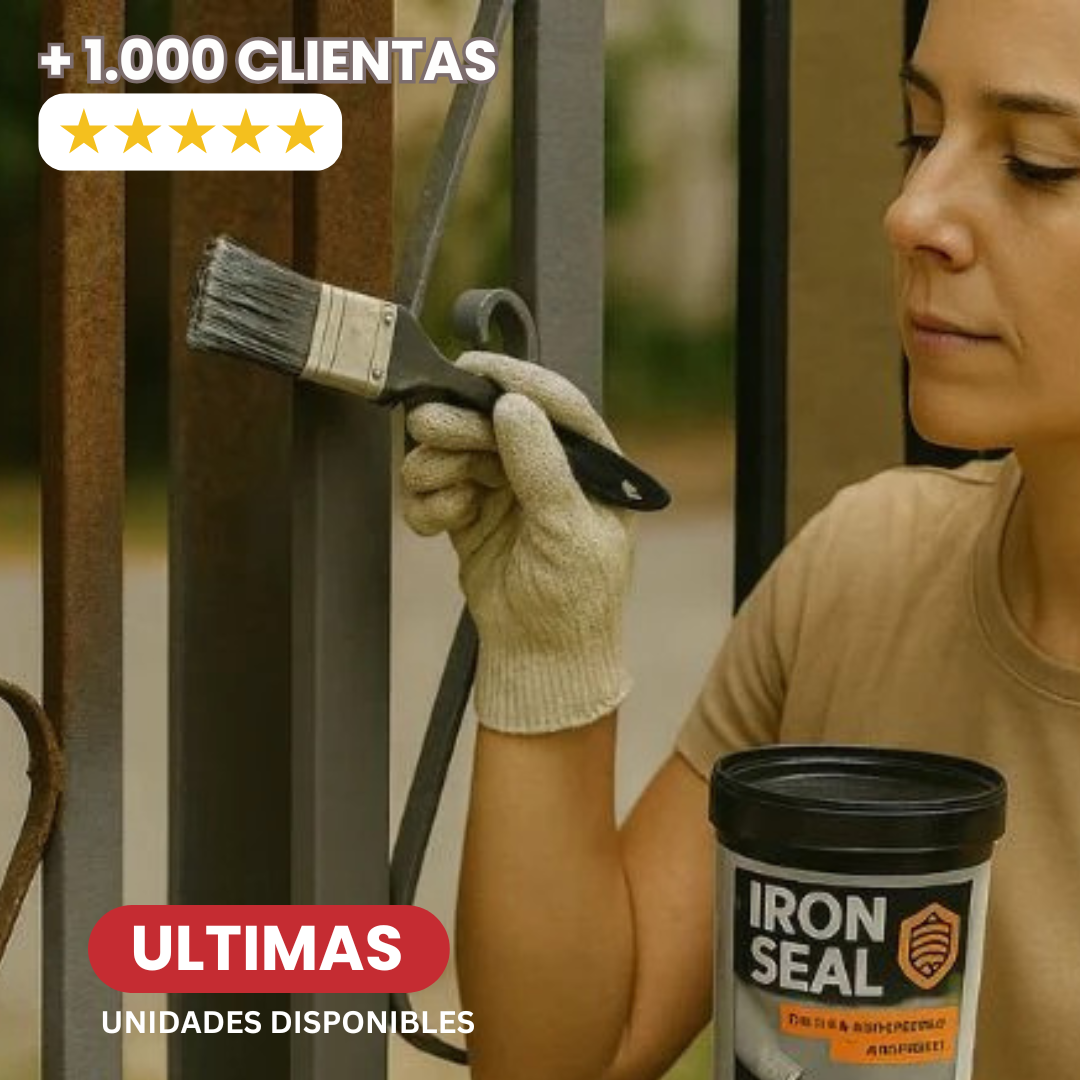 IRON SEAL® – Protección anticorrosiva que elimina el óxido y lo mantiene lejos
