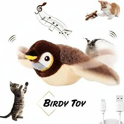 BirdyToy™ – El pájaro interactivo que hará volar la diversión de tu mascota