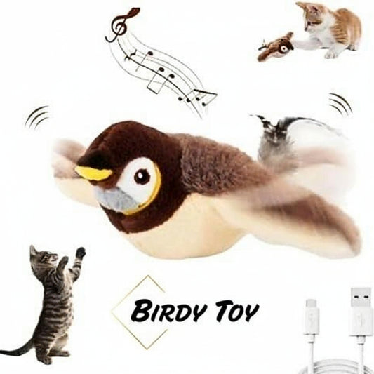BirdyToy™ – El pájaro interactivo que hará volar la diversión de tu mascota