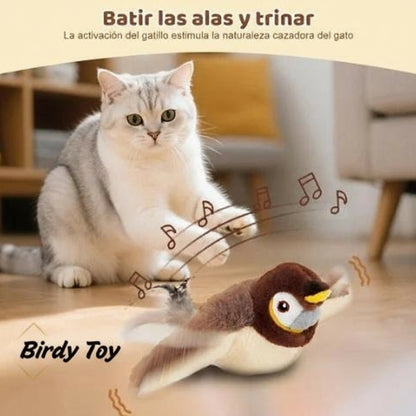 BirdyToy™ – El pájaro interactivo que hará volar la diversión de tu mascota