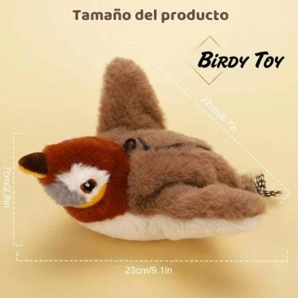 BirdyToy™ – El pájaro interactivo que hará volar la diversión de tu mascota
