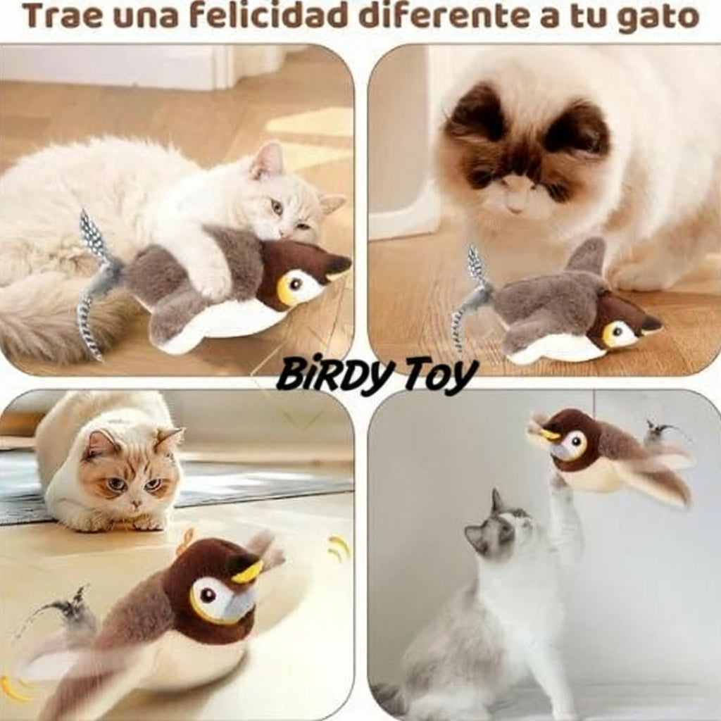 BirdyToy™ – El pájaro interactivo que hará volar la diversión de tu mascota
