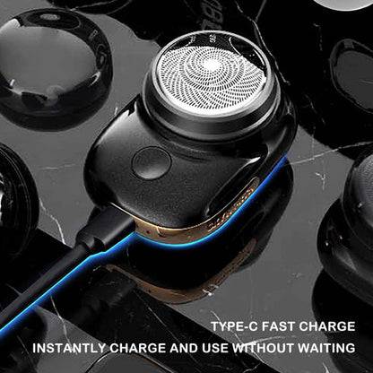 MINI AFEITADORA ELÉCTRICA CON CARGA USB.!