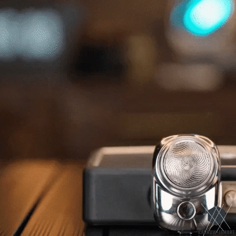 MINI AFEITADORA ELÉCTRICA CON CARGA USB.!