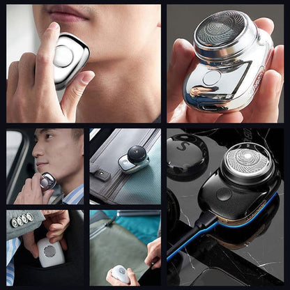MINI AFEITADORA ELÉCTRICA CON CARGA USB.!