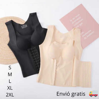BRASIER SOSTÉN INVISIBLE Y CORSET FAJA 3 EN 1